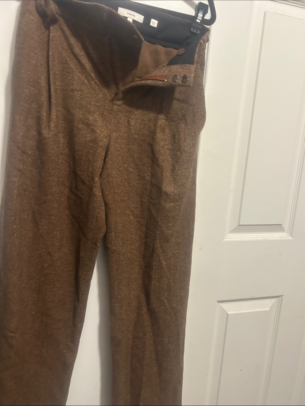 Vince Brown Tweed Pants